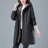 Демисезонный пуховик, демисезонные джинсы с начесом для матери для отдыха, куртка, коллекция 2023, в западном стиле