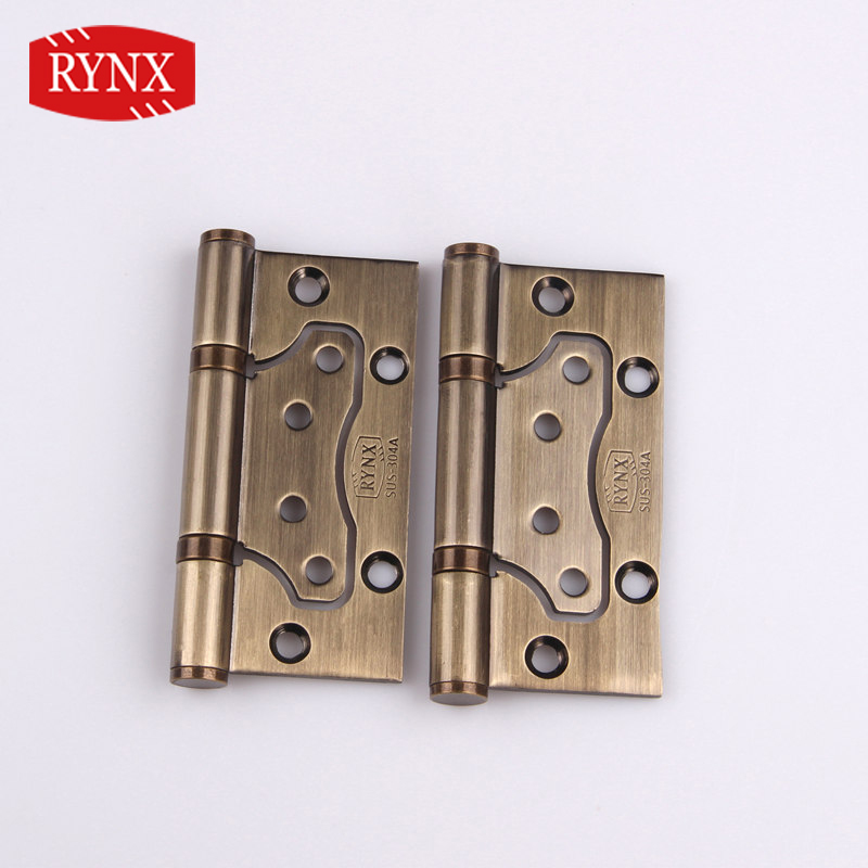 (RYNX Ling see) stainless steel Qinggu copper primary-secondary hinge free of notching room door hinge 2 sheet price 