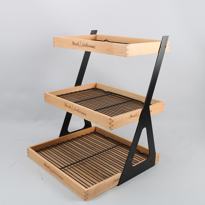 Solid Wood Bread Pan Water Curu Woody Rectangular Nursery Cake Baking shop Self-selected dinner plate wooden minimalist for home