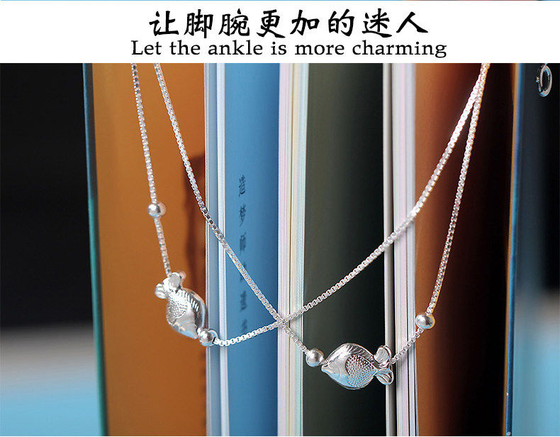 Bracelet de cheville Femme en Argenterie - Ref 3103987 Image 11