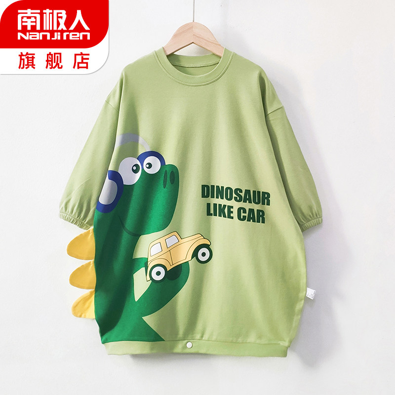 Girls' nightdress pure cotton children's fairy pajamas spring and autumn female baby cartoon long-sleeved princess wind summer 2022 new style