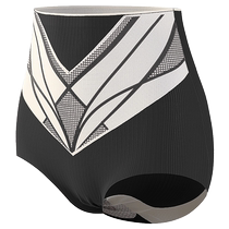 Womens tummy control underwear powerfully closes the tummy and lifts the buttocks seamless body shaping summer thin high-waist buttocks shaping pants to close the crotch