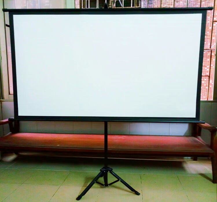 Màn hình máy chiếu 50, 60, 70 inch Màn hình khung di động Máy chiếu di động để gửi ba lô cài đặt miễn phí - Phụ kiện máy chiếu giá treo máy chiếu ngang
