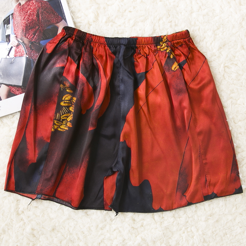 Mẫu hoang dã 2019 xuân mới lụa tơ tằm của phụ nữ chạm đáy quần an toàn boyshort quần chống sáng quần ngố nữ đẹp