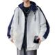 Autumn and winter hooded zipper cardigan cotton thick sweatshirt jacket male teenagers middle school students warm jacket top