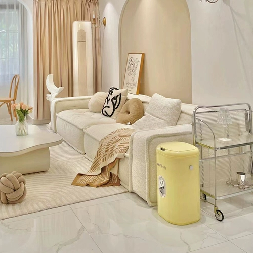 Дизайнерский диван, кремовая ткань, ретро вилла, тост