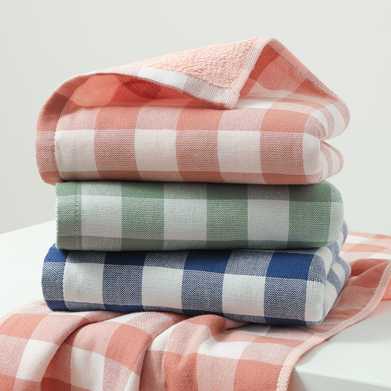 Pure Cotton Gauze Towel for Face Washing, Household Use, All-Cotton, Absorbent, for Women, Men, Couples, Adults, Bathing, Adult, 2026 Hot Sale