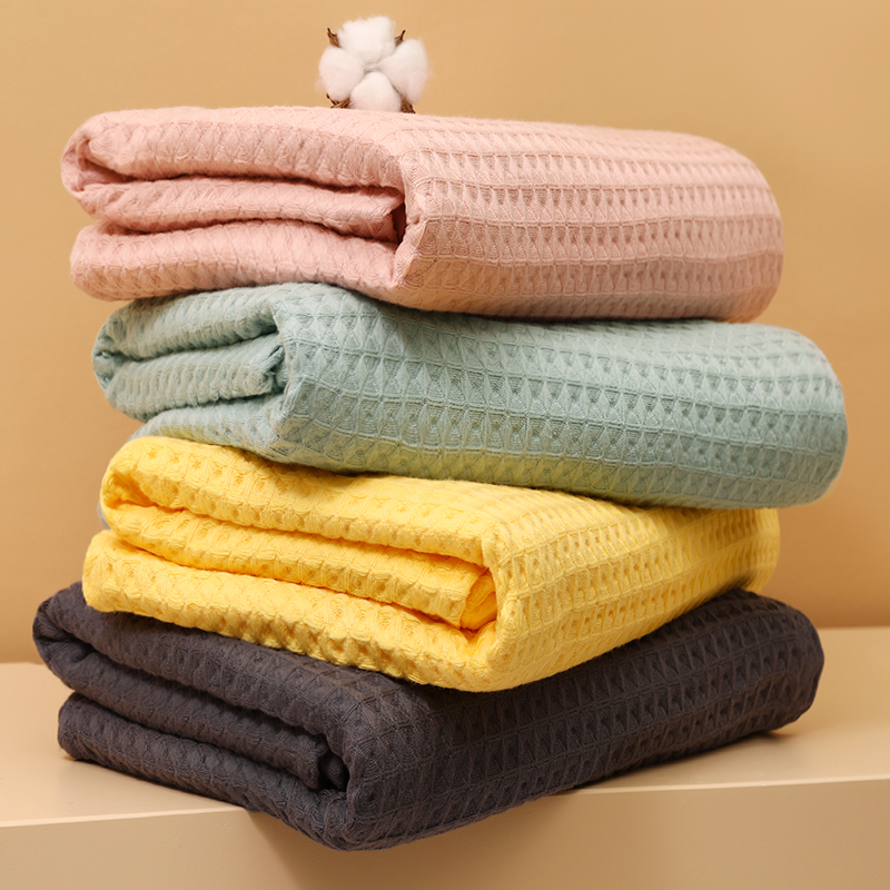 Bath Towels for Home Use, Pure Cotton, Absorbent, Couple Style, a Pair, All-Cotton Gauze, Adult Men and Women, Waffle Pattern, High-End, 2026 New Model Bath Towels for Home Use, Pure Cotton, Absorbent, Couple Style, a Pair, All-Cotton Gauze, Adult Men and Women, Waffle Pattern, High-End, 2026 New Model
