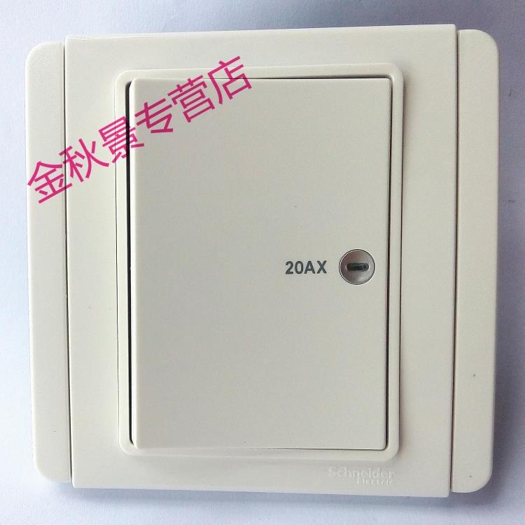 E3000 Metropolitan Series White 20A Double Pole Switch with Led Indicator Light Switch