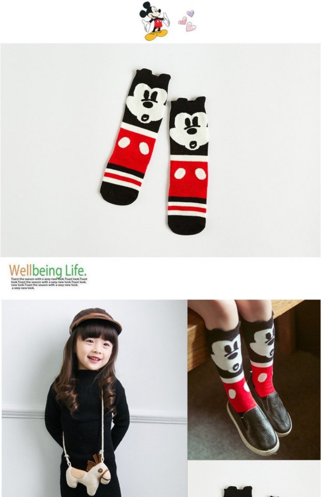 Vớ trẻ em mùa thu và mùa đông cotton cotton cho bé trai vớ dài bé gái trong ống trẻ em vớ sàn trẻ em vớ tất thú cho bé