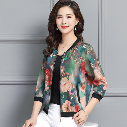 短外套女春秋大妈女装2018春夏新款宽松年轻