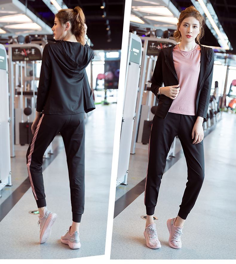 阿妮丝  秋冬宽松大码瑜伽服套装 图5
