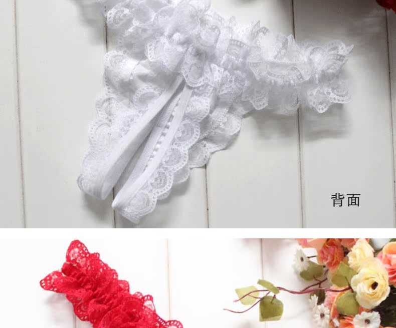 Quần áo gợi cảm của phụ nữ ren trong suốt Đồ lót gợi cảm eo thấp cá tính thongs hồng Quần quần người lớn cám dỗ quan lot lot khe dẹp