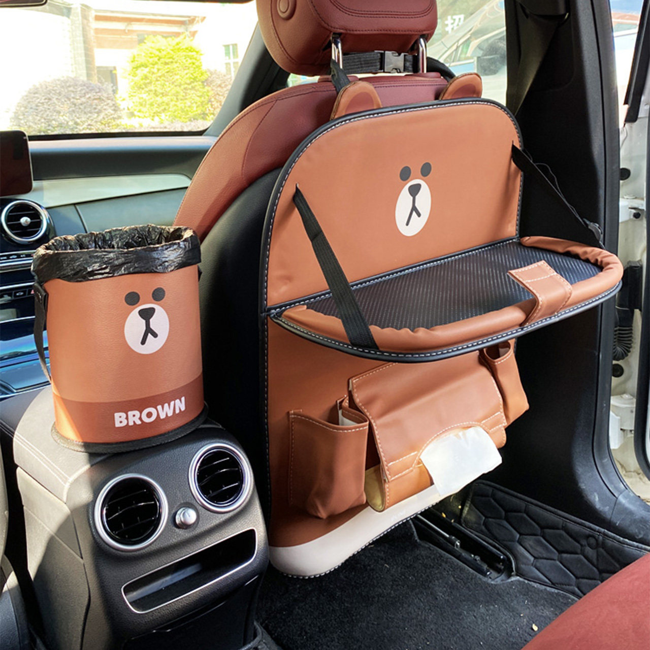 Car small table board car table back seat foldable table dining table rear car interior car rear baby car dining table
