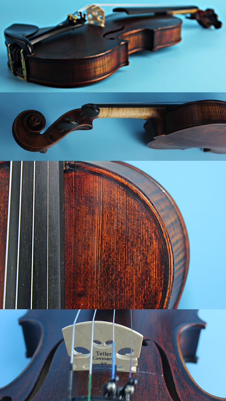 Chất liệu cũ của Shangyin cổ violin thủ công chuyên nghiệp chơi nhạc cụ theo lịch trình thử nghiệm giai điệu nghe video trong 30 ngày - Nhạc cụ phương Tây guitar điện fender