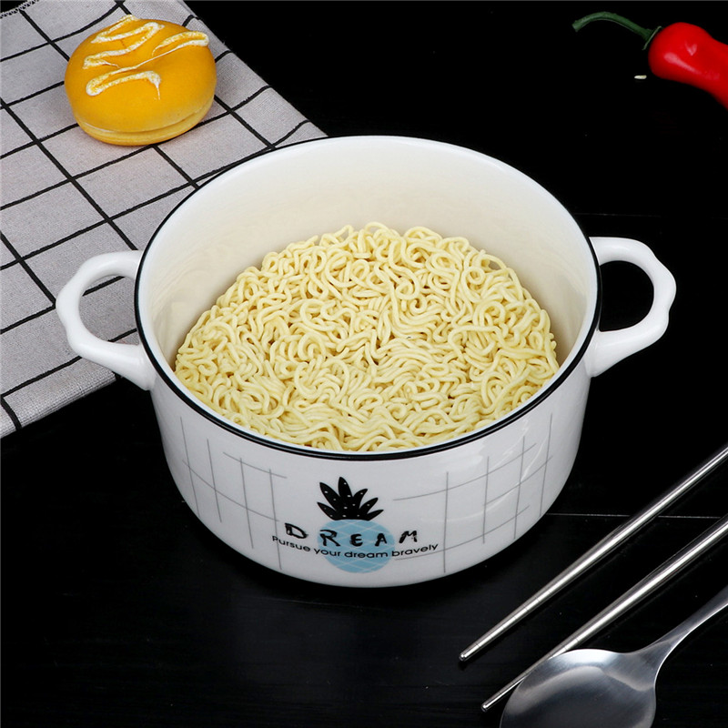 High quality ceramic ears fresh rainbow such as bowl bowl mercifully multi - purpose crisper ceramic rainbow such as bowl tureen bento box of fresh keeping your job