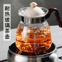 Ya Feng glass straight pot high temperature resistant glass teapot bubble teapot tea coffee pot electric pottery stove teapot kettle