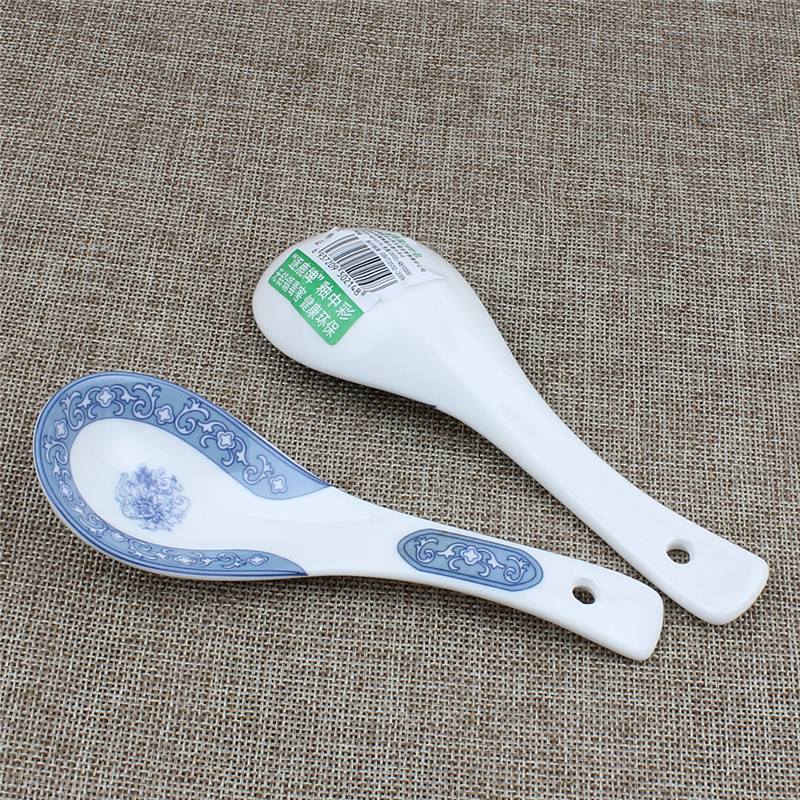 Both the people 's livelihood industry prosperous garden 2 Wells needle spoon, spoon, small spoon, porcelain spoon run glair chaos