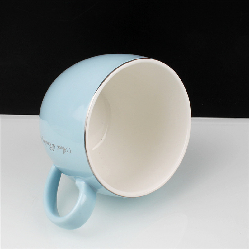 Ya cheng DE dazzle see elle mugs, lovely circular cup dazzle see colour ceramic coffee cup cow cup fashion cup