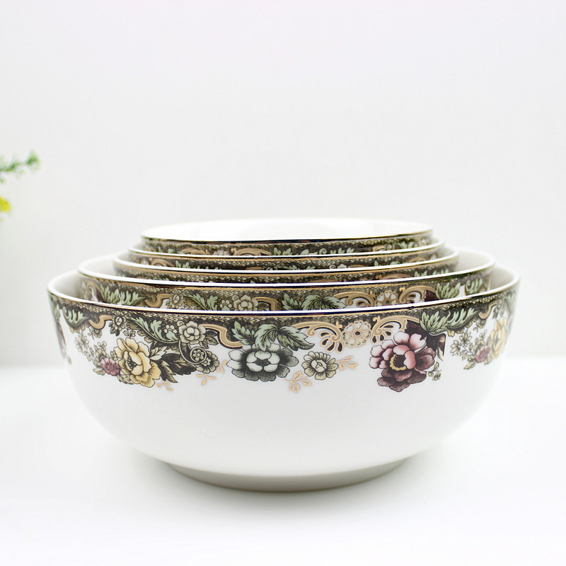 People 's livelihood industry English rose rainbow such as bowl five inches 5.5 inch 6 7 inches, 8 inch classic able to bear or endure look up phnom penh tableware soup bowl