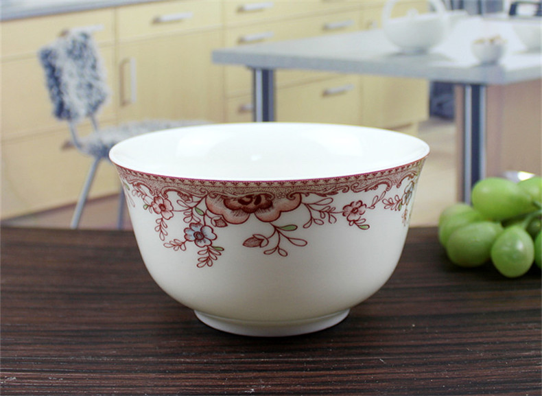 Both the people 's livelihood industry romantic amorous feelings 4.5 "admiralty small bowl bowl bowl ceramic bowl to ultimately responds soup bowl of porridge bowl bowls