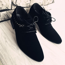 British New Fashion Frost Shoes Tip Shoes Men and Korean Current Casual Shoes