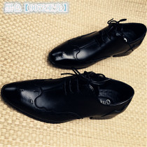 Mens leather shoes England breathable mens pointy scalp shoes with business leisure shoes and Korean fashion trend mens shoes