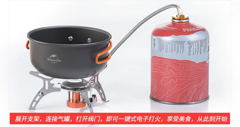 NH di động cắm trại chia bếp gas bếp điện gió di động dã ngoại dã ngoại bếp đầu bếp - Bếp lò / bộ đồ ăn / đồ nướng dã ngoại bếp nướng cắm trại