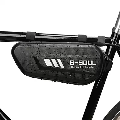 Mountaineering bicycle bag triangle bag locomotive hard case car bag road car front beam bag waterproof bag equipment accessories