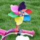 Bicycle big windmill children's bicycle mountain bike scooter baby baby ribbon toy decoration stroller accessories