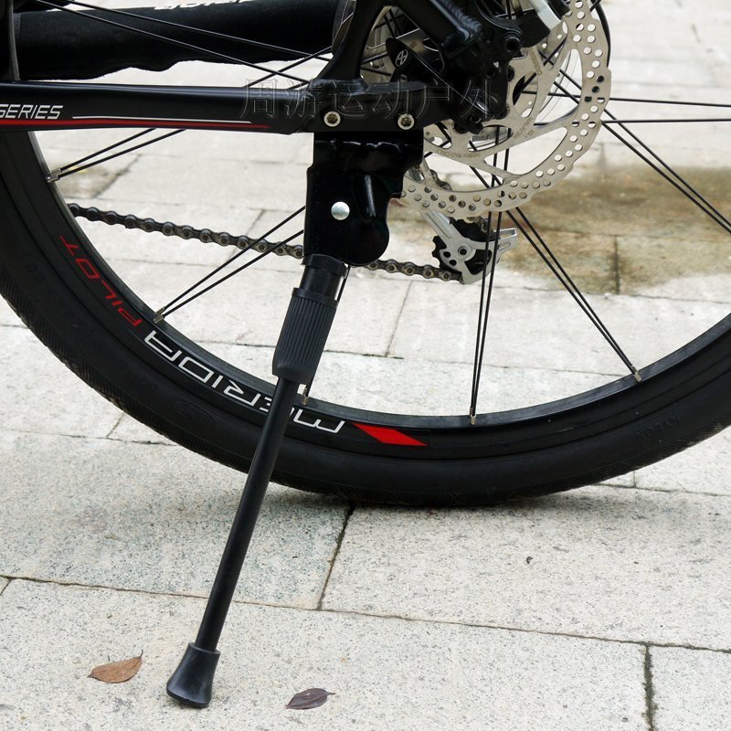 Bicycle side support mountain bike parking frame support tripod ladder Duke two hole side support bicycle accessories
