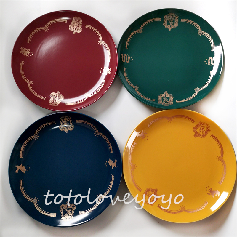 In-Stock Japanese-Made Harry Potter Café Limited Edition Slytherin House Green Ceramic Plate Tableware Dish