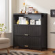 Multi-layer combination dustproof storage cabinet bookcase
