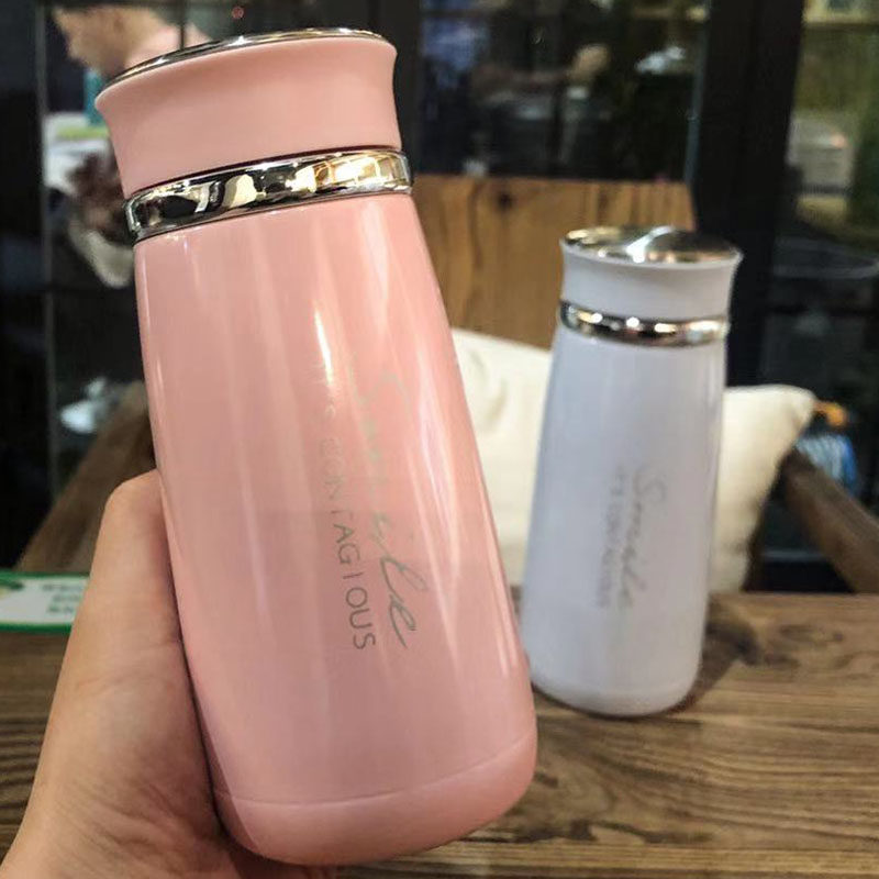 Filter stainless steel insulation cup literary and art business vehicle cup children carry hand cup in students brewing tea cup