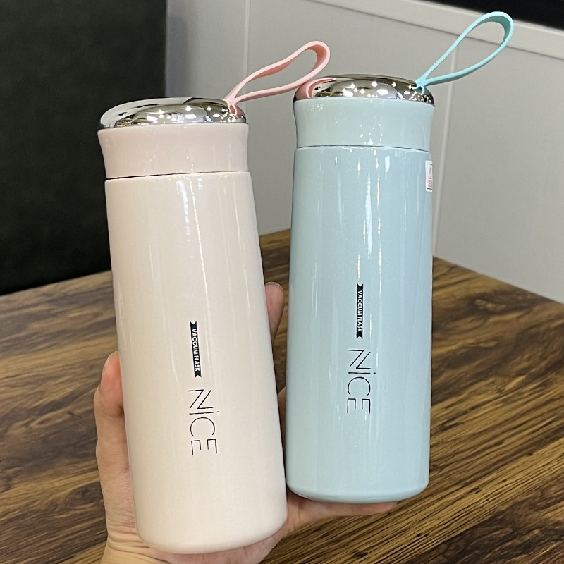 High Face Value Insulation Cups Ins Feng Shui Cups Men Women's Stainless Steel Portable Business Large Capacity On-board Travelling Cup