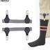 Thời trang nam kinh doanh vớ chống trượt garter sọc đen và trắng có thể điều chỉnh hàng dệt kim quần vớ ren dài Nịt Tất