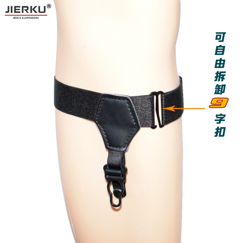 Vớ nam chống trượt garter kinh doanh nylon garter clip chân vòng clip dị ứng Palăng khóa đơn clip garter vành đai dây nịt bít tất gợi cảm