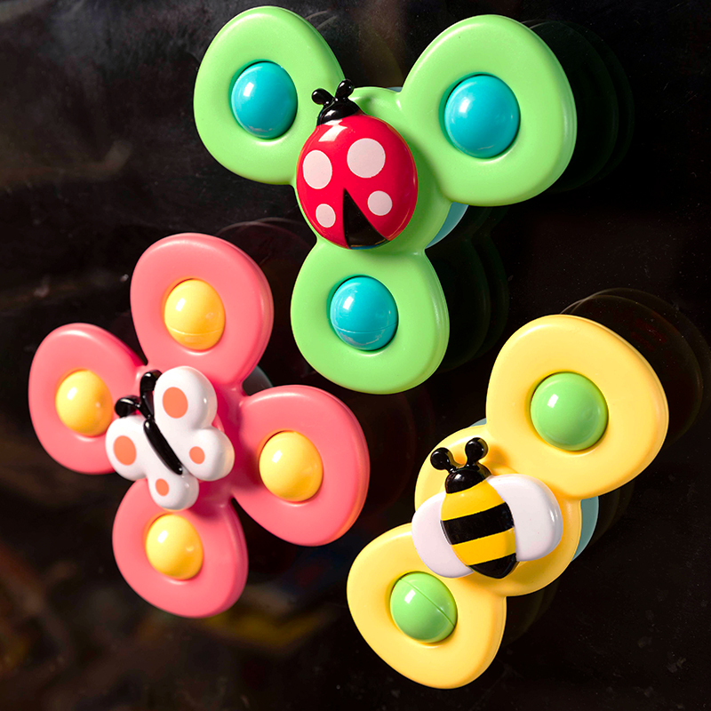 Infants and young children Chair with suction cup zzle toys spin 6-12 months more than one year old baby Six 7 nine 9 Ten