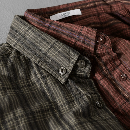 Весенняя японская ретро мужская модная рубашка для отдыха