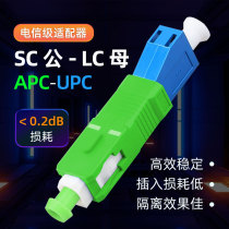SC male-LC female large square to small square fiber optic red light pen adapter SC APC male-LC UPC female adapter