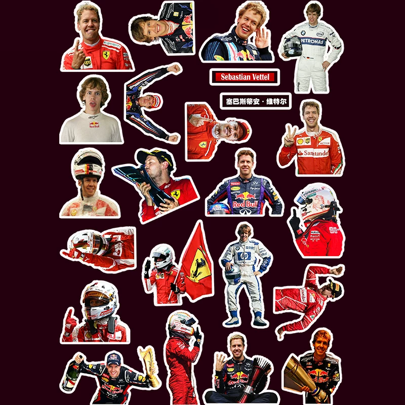 F1 периферия наклейки Чарльз Леклерк Новый сезон команды Ferrari периферия для телефона, компьютера, планшета, декоративный элемент