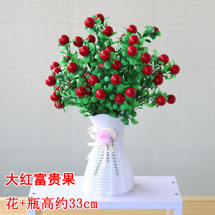 Simulation Potted Potted Modern Fashion Minimalist Home Decoration Goods Window Sill Division Living-room TV Wine Cabinet Creative Small Pendulum