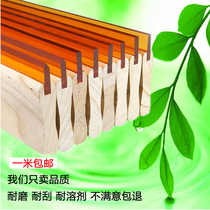 Silk screen printing ink flat wooden handle scraper rubber strip water-based pointed glue scraper rubber knife screen plate scraper