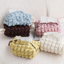 Cream Bubbles in Wind Creative Art Towels Box Living Room Table Pumper Box Household Car Car Car