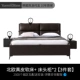 Wyatt Neenah giường da giường da 1,8 m tối giản hiện đại Bắc Âu da bò da giường đôi Phòng ngủ chính - Giường giường gỗ tự nhiên