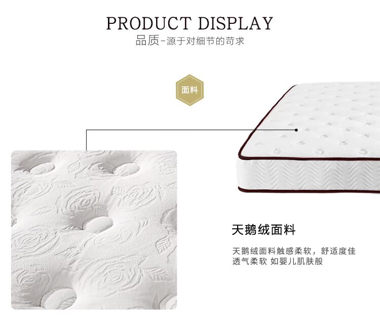 Nệm cao su 1,5m1,8m giường Simmons nệm lò xo cứng nệm bảo vệ cột sống 3e dừa mơ kích thước mat - Nệm nệm cao su tổng hợp