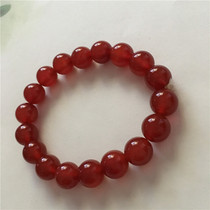 Ice red carnelian agate ball jade bracelet for men and women couples classic retro fashion this year bracelet