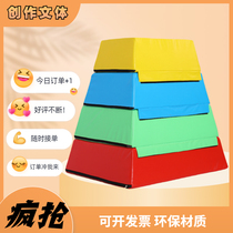 Childrens physical fitness vault training equipment soft pommel horse vault box kindergarten vault childrens leap training props