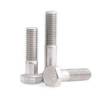 M6 M8 M10 External hexagon bolt 304 stainless steel screw nut set Daquan extended screw flat pad elastic pad