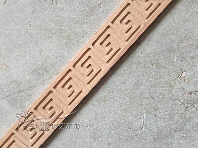 Dongyang wood carving Chinese decoration antique doors and windows solid wood back-print living room TV background wall hanging ceiling decoration wood lines